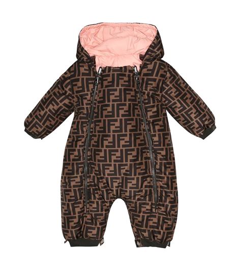 pink fendi stroller|fendi baby onesie.